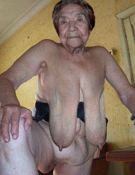Old Woman Saggy Tits