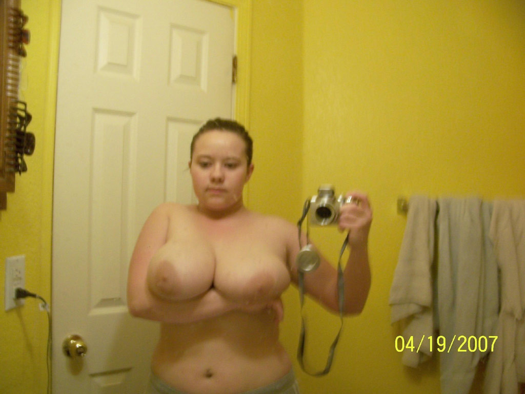 short bbw big tits selfie